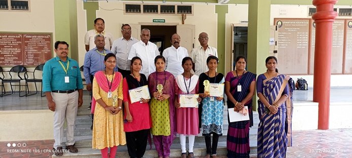 C.P.A. College, Bodinayakanur | Arts & Science College - CPA College Students Excel in District-Level Arts Competition