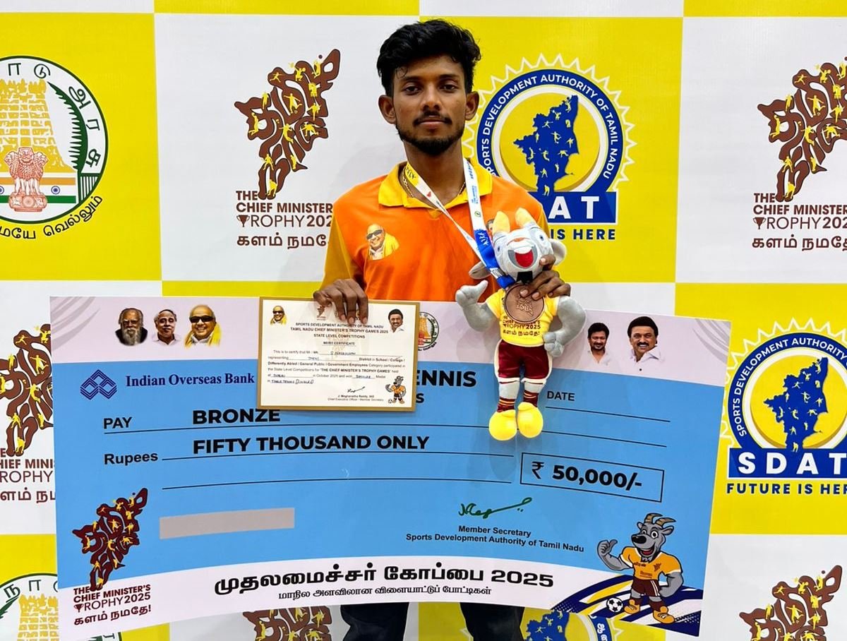 C.P.A. College, Bodinayakanur | Arts & Science College - C.P.A. College Student Wins Bronze Medal in State-Level C.M. Trophy
